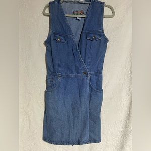 Vintage Kalifornia 80's/90's Jean Dress Juniors Size 9/10